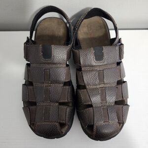Dexter Men's Brown Slip On Sandals Size 8.5